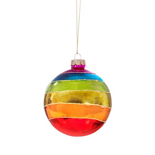 Sass & Belle Regenbogenkugel - Schmuckkugel - Glas - Weihnachten von Sass & Belle