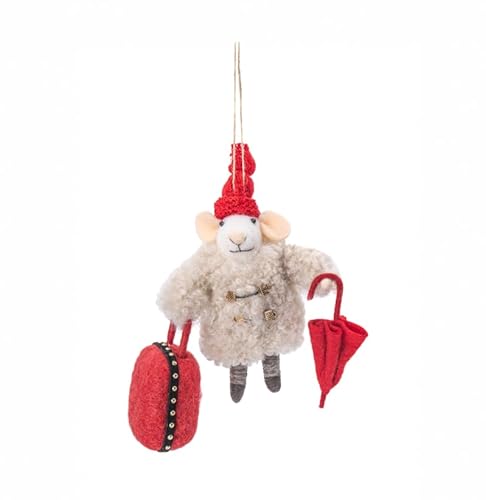 Sass & Belle Weihnachtsmaus Filzdekoration Sass & Belle Weihnachtsmaus Filzdekoration von Sass & Belle