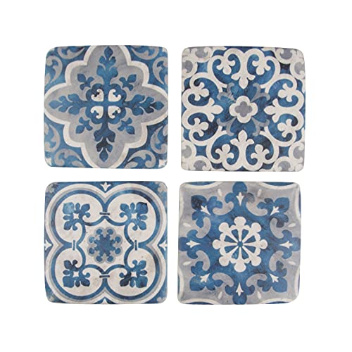 Set of 4Mediterrane Mosaik Santorini Untersetzer von Sass & Belle