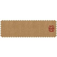 Leinen Tischläufer - Monogrammiert von SassyBlossom