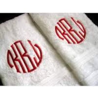 Monogrammiertes Handtuch Set Gästebadetuch von SassyBlossom