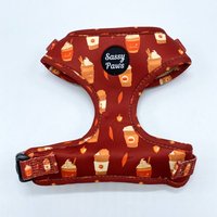 Hunde Brustgeschirr - Spiced Puppuccino von SassyPawsCollection