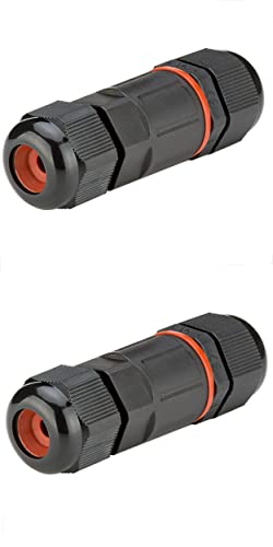 2 Stück Sat-Fox Kabelverbindungsstück 7,5cm IP68 Verbindungsbox Verbindungsmuffe für 1,0 bis 2,5 mm² Kabeldurchmesser 2 Stück Sat-Fox Kabelverbindungsstück 7,5cm IP68 Verbindungsbox Verbindungsmuffe für 1,0 bis 2,5 mm² Kabeldurchmesser von Sat-Fox