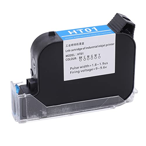 Tintenstrahldrucker-Tintenpatrone, tragbar, 12,7 mm, sichere ABS-Tintenpatrone für Hand-Tintenstrahldrucker, 42 ml, für Holz (blau) von SatcOp