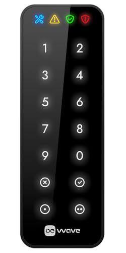 Satel BE Wave Smart Keypad AKP-200-B Funk BE Wave System Tastatur mit Touch-Tasten, Funkreichweite bis zu 1100 m Satel BE Wave Smart Keypad AKP-200-B Funk BE Wave System Tastatur mit Touch-Tasten, Funkreichweite bis zu 1100 m von Satel