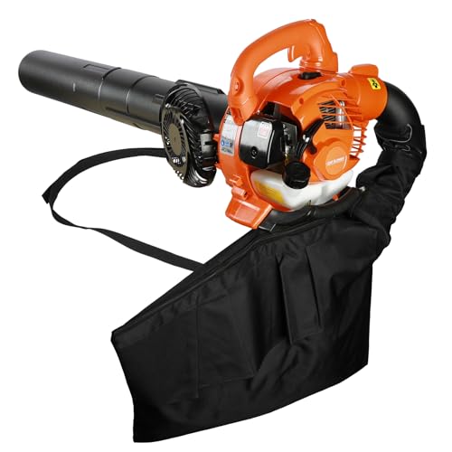 Saterkali 2-Takt-Laubbläser, 26 cc, 2 PS, 424 CFM Hand-Gas-Laubbläser, Reiniger mit geradem und gebogenem Blasrohr, schnurloses Gasgebläse, Gebläse für Rasenpflege, Hofreinigung, Straßenpflege, Orange Saterkali 2-Takt-Laubbläser, 26 cc, 2 PS, 424 CFM Hand-Gas-Laubbläser, Reiniger mit geradem und gebogenem Blasrohr, schnurloses Gasgebläse, Gebläse für Rasenpflege, Hofreinigung, Straßenpflege, Orange von Saterkali