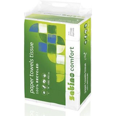 Papierhandtücher Interfold, 20,6x32cm, hochweiß, Pck=3000 Stück, 2-lagig von Satino