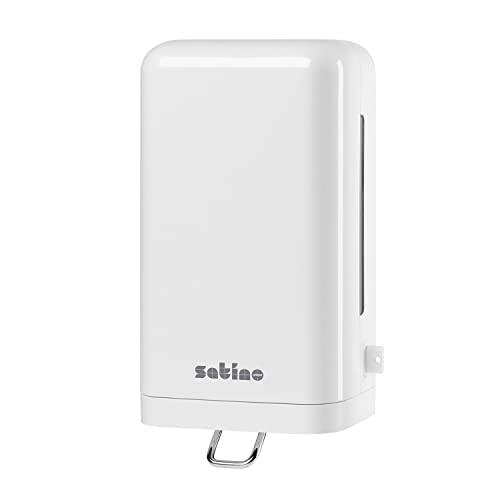 Satino by WEPA SF1 multifunktionaler Spender für Seife I Desinfektionsmittel I Toilettensitzreiniger I XXL Fassungsvermögen von Satino