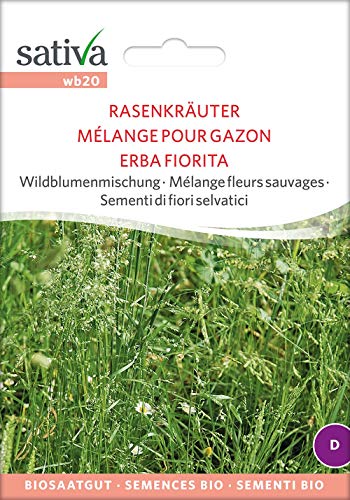 Sativa Rheinau wb20 Wildblumenmischung Rasenkräuter (Bio-Wildblumensamen) von Sativa Rheinau