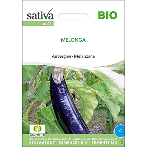 Sativa Saatgut Aubergine MELONGA von Sativa