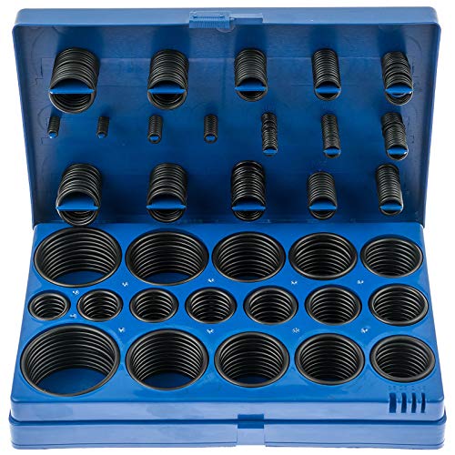 Satra S-419RA | O-Ring-Sortiment, 419-teilig, Dichtungssatz für Öl, Benzin, Säure und Hitzebeständig von Satra