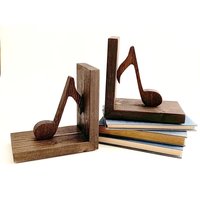 Handgefertigte Musiknotenbuchstützen Walnuss Dunkel von SatterfieldWorkshop
