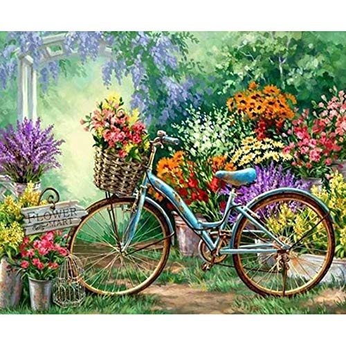LWLFC Diamond Painting Blumen Und Fahrräder Diamant Painting Bilder,5D Diamant Painting Erwachsene Kunst Handwerksbedarf,Diamond Painting Set Full Wand Und Eingang Dekorationen 30X40Cm,Diamant Bilder LWLFC Diamond Painting Blumen Und Fahrräder Diamant Painting Bilder,5D Diamant Painting Erwachsene Kunst Handwerksbedarf,Diamond Painting Set Full Wand Und Eingang Dekorationen 30X40Cm,Diamant Bilder von LWLFC