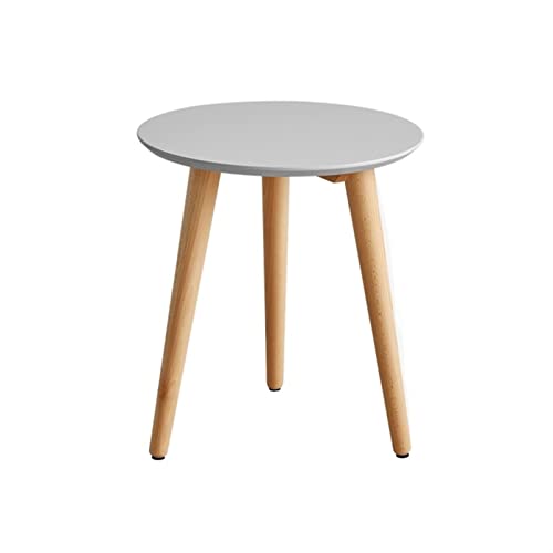 Tavolino Laterale Mode Kleine Tee Tisch Kreative Couchtisch Runde Tisch Wohnzimmer Home Sofa Side Möbel, Holz Akzent Couchtisch für Wohnzimmer Schlafzimmer Büro (Color : A) von Saturey