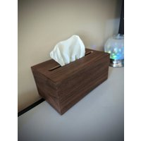 Handgefertigte Nussbaum Tüllenbox Abdeckung Halter Rechteckig, Holz Tausgenbox Cover, Tissue Box Hider Handgefertigte Nussbaum Tüllenbox Abdeckung Halter Rechteckig, Holz Tausgenbox Cover, Tissue Box Hider von SaturnArtStudio
