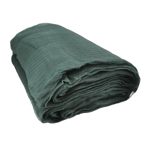 SATURNIA Olive Decken, 5 x 10 m, Mehrzweckdecke aus 100 % HDP, Gewicht 90 g/m², verstärkt, mit Ösen, Olive Ballen von Saturnia