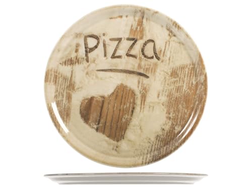 Saturnia Heart Pizzateller, Porzellan, sortiert, 33 cm, 6 Stück von Saturnia