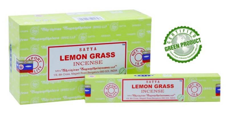 Satya Incense Räucherstäbchen Räucherstäbchen Satya "Lemon Grass" Incense 15gr. von Satya Incense