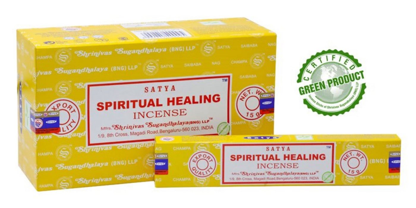 Satya Incense Räucherstäbchen Räucherstäbchen Satya "Spiritual Healing" Incense 15gr. Satya Incense Räucherstäbchen Räucherstäbchen Satya "Spiritual Healing" Incense 15gr. von Satya Incense