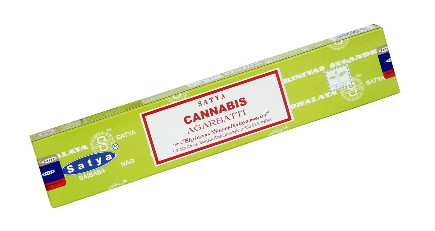 Satya Incense Räucherstäbchen Satya Sai Baba "Cannabis" 15gr. Satya Incense Räucherstäbchen Satya Sai Baba "Cannabis" 15gr. von Satya Incense