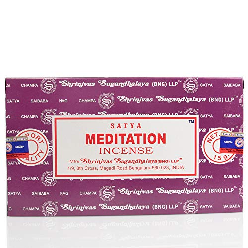 Meditation von Satya Big Pack 180g Räucherstäbchen Agarbathi von Satya