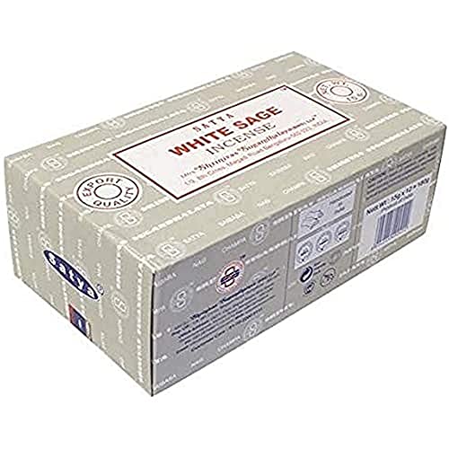 Nag Champa Satya Räucherstäbchen, Weißsalbei, 12x15g von Satya