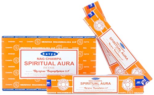 Satya Räucherstäbchen, spirituelle Aura, Schwarz von Satya