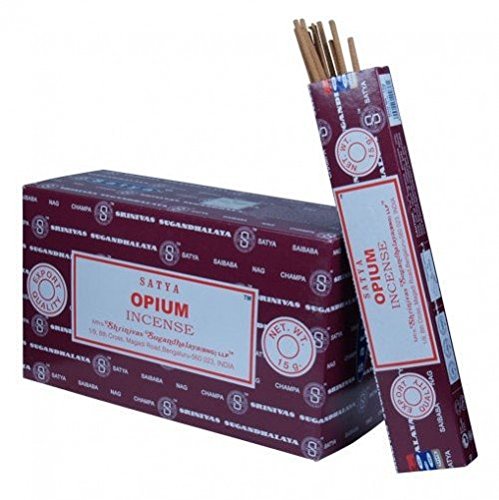 Opium Satya Räucherstäbchen, 3 Packungen 15 g von Satya