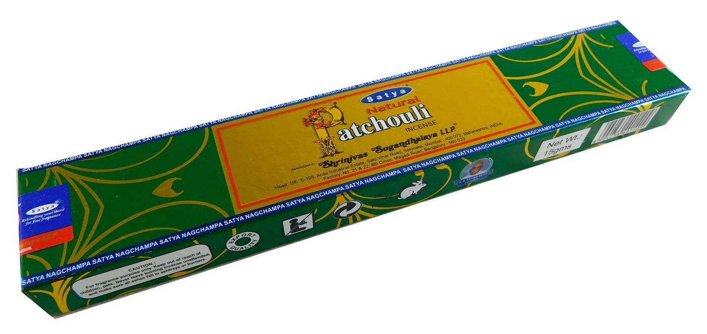 Satya Räucherstäbchen Satya Natural Patchouli Räucherstäbchen Satya Räucherstäbchen Satya Natural Patchouli Räucherstäbchen von Satya