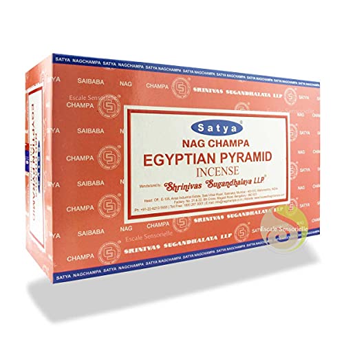 Satya Sai Baba Pyramids Indian Ambiance Incense 12x (144 Stäbchen oder 1 komplette Schachtel) von Satya