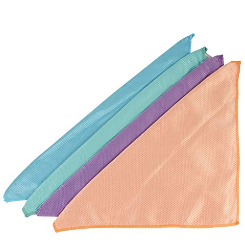 Sauber Meister Mikrofaser Wabentücher | Mikrofaser Handtücher schnell & gründlich | Geschirrtücher & Reinigungstücher für Glatte Oberflächen von Sauber Meister