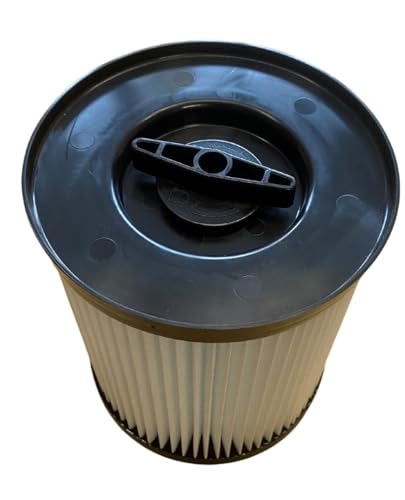 1x Premium Rundfilter für Parkside PWD30 A1 / PWD30 A2 / PWD 30 B1 Nass-Trockensauger - Mit Bajonettverschluss & Boden - Waschbar & Passgenau von SauberMann-Filter