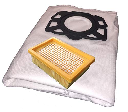 1x Filter + 10x Vliesbeutel geeignet für Kärcher - KNT 4 1x Filter + 10x Vliesbeutel geeignet für Kärcher - KNT 4 von SauberMann-Filter