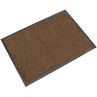 COBA Schmutzfangmatte aus Nylon, BxL 600 x 850 mm, schwarz/braun von COBA