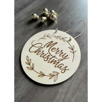 Holzschild Merry Christmas Weihnachtsdeko Geschenk Weihnachten Wichtelgeschenk Holzschild Merry Christmas Weihnachtsdeko Geschenk Weihnachten Wichtelgeschenk von Sauerhandel24