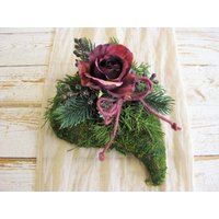 Grabschmuck Maria Moosherz, Herz Grab, Trauerschmuck, Trauer, Liebe, Rose, Künstliche Blumen, Beerdigung Grabschmuck Maria Moosherz, Herz Grab, Trauerschmuck, Trauer, Liebe, Rose, Künstliche Blumen, Beerdigung von Sauerlanddeko