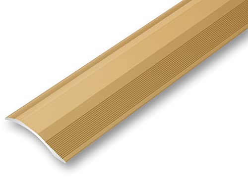 (13,49EUR/m) Übergangsprofil Höhenausgleichsprofil 45 x 900 mm goldfarben selbstklebend Nahtdeckprofil Dehnungsfugenprofil Abdeckleiste Anpassungsprofil Höhenausgleich 2-20 mm von NALine