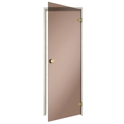 Sauflex Saunatür ESSENTIAL (Bronze/Espe, 60x190) von Sauflex