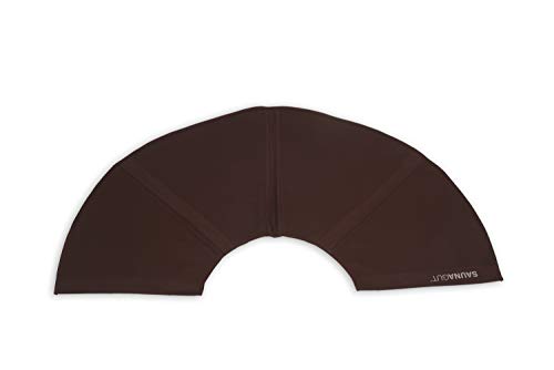 SAUNAGUT® Ersatzstoff Aufgussfächer Ohne Holzgestell (STANDARD, Dunkelbraun) von SAUNAGUT