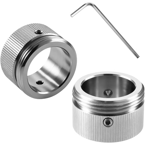 2 pcs Heizungsthermostat Adapter aus 304 Edelstahl mit Sechskantschlüssel, Heizkörperthermostat Adapter auf M30*15, Innendurchmesser 22mm Thermostatkopf für Ra, Rav Schnittstelle von Sauntere