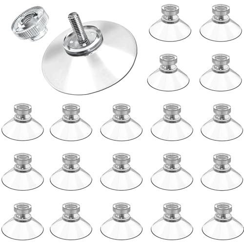 20 Stück Saugnapf mit Gewinde, Ø 40mm Saugnäpfe für Fenster Saugnäpfe für Glasplatten Saugknöpfe für Aufhängung Dekoration, PVC Saugnapf Haken mit Rändelmutter 20 Stück Saugnapf mit Gewinde, Ø 40mm Saugnäpfe für Fenster Saugnäpfe für Glasplatten Saugknöpfe für Aufhängung Dekoration, PVC Saugnapf Haken mit Rändelmutter von Sauntere