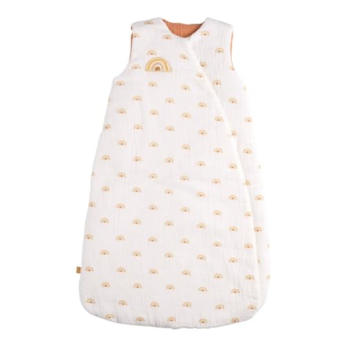 Sauthon Babyschlafsack, 0-6 Monate, wattiert, Ecru, Sunlight, Futter 100% Baumwolle, Geburt von Sauthon