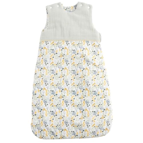 Sauthon Babyschlafsack, wattiert, 0-6 Monate, Kollektion Promenons-Us, Futter 100% Baumwolle, Geburt von Sauthon