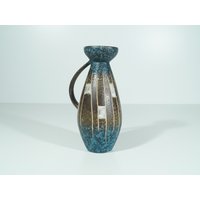 Kleine Vase, Keramik, M&r W. Germany, 60Er Jahre, Mid Century Design, Vintage Wohnzimmer Deko, Retro Blumenvase von Sauvageot