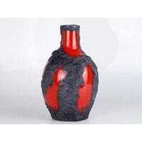Kreutz Keramik, Fat Lava Vase, 60Er Jahre von Sauvageot