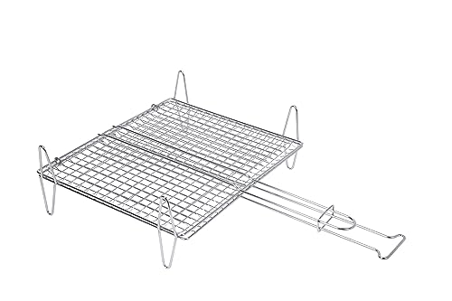 Gewölbter Rost für Fleisch oder Fisch, 50x50 cm Gewölbter Rost für Fleisch oder Fisch, 50x50 cm von Sauvic