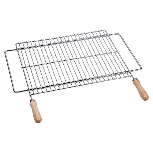 Sauvic 02724-Ausziehbarer Grillrost von 62 bis 72 cm. x 40 cm., Stahl, 63.5x62.5x3 cm von Sauvic