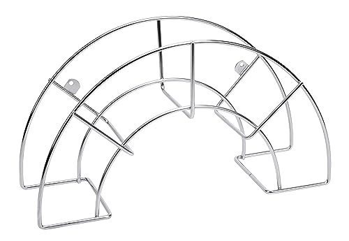 Sauvic Großer Schlauchhalter aus Edelstahl, 46,5x16,5x24 cm von Sauvic