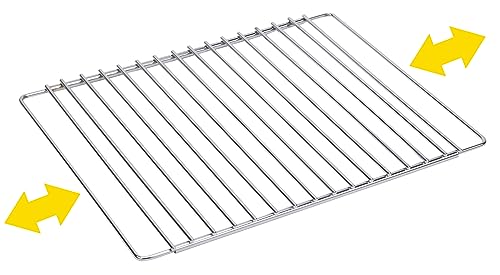 Sauvic Backofenrost, verchromtem Stahl, 42-60 x 34 cm, 02547 von Sauvic