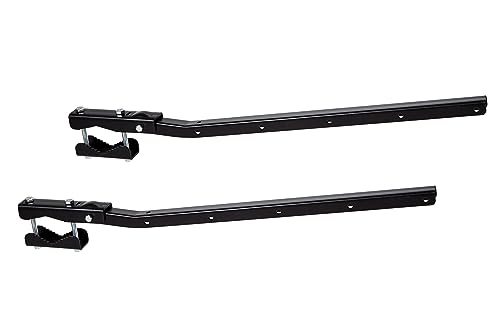 Anpassbarer und klappbarer Geländer-Wäscheaufhänger aus schwarzem verzinktem Stahl von Sauvic